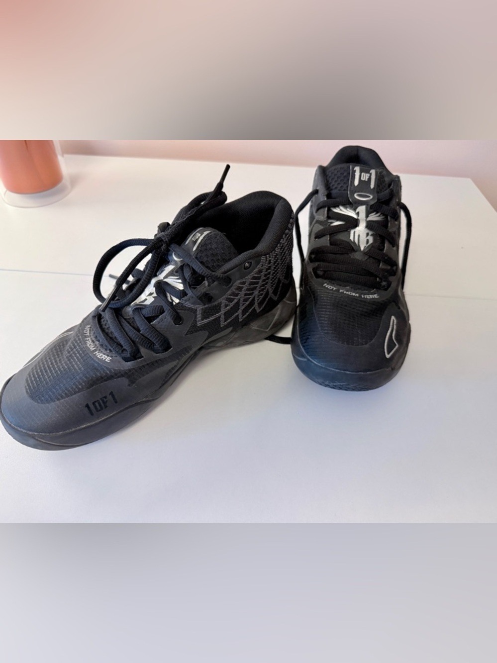 Lamelo Ball (M.E.L.O.) Puma Black & White Basketball Shoes